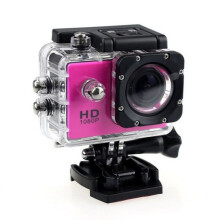 Compact camera - SJ4000 - pink - waterproof 2.0" HD 1080P-24fps - CMOS sensor - Wide Angle lens
