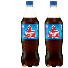 (Pack of 2) Thums Up Drink 750ml-Cola Flavor for Trip, Parties