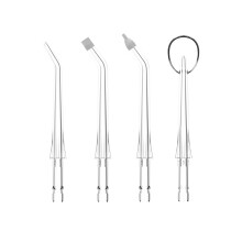 4 Replacement Nozzles for L12/L13 Oral Irrigator Portable Water Flosser Dental Water Jet Floss 4 Tips for Teeth Whitening