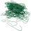 150 Green Assorted Sizes Plastic Bauble Hooks Christmas Tree Decoration 1