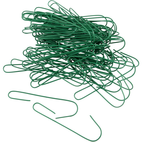 150 Green Assorted Sizes Plastic Bauble Hooks Christmas Tree Decoration