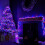 16m 200 LED Cluster Christmas Lights with Timer in Red, White & Blue 2