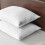 (Stripe Pillowcases Pair, White) Extra Deep 40CM Fitted Sheets Hotel Quality Stripe Bedsheet 4