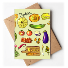 Vegetables Eggplant Pumpkin Ginger Greeting Cards You are Invited Invitations