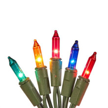 (Multi Color) Holiday 100-Count 20.62-ft Multicolor Incandescent Plug-In Christmas String Lights Outdoor Indoor Party Use