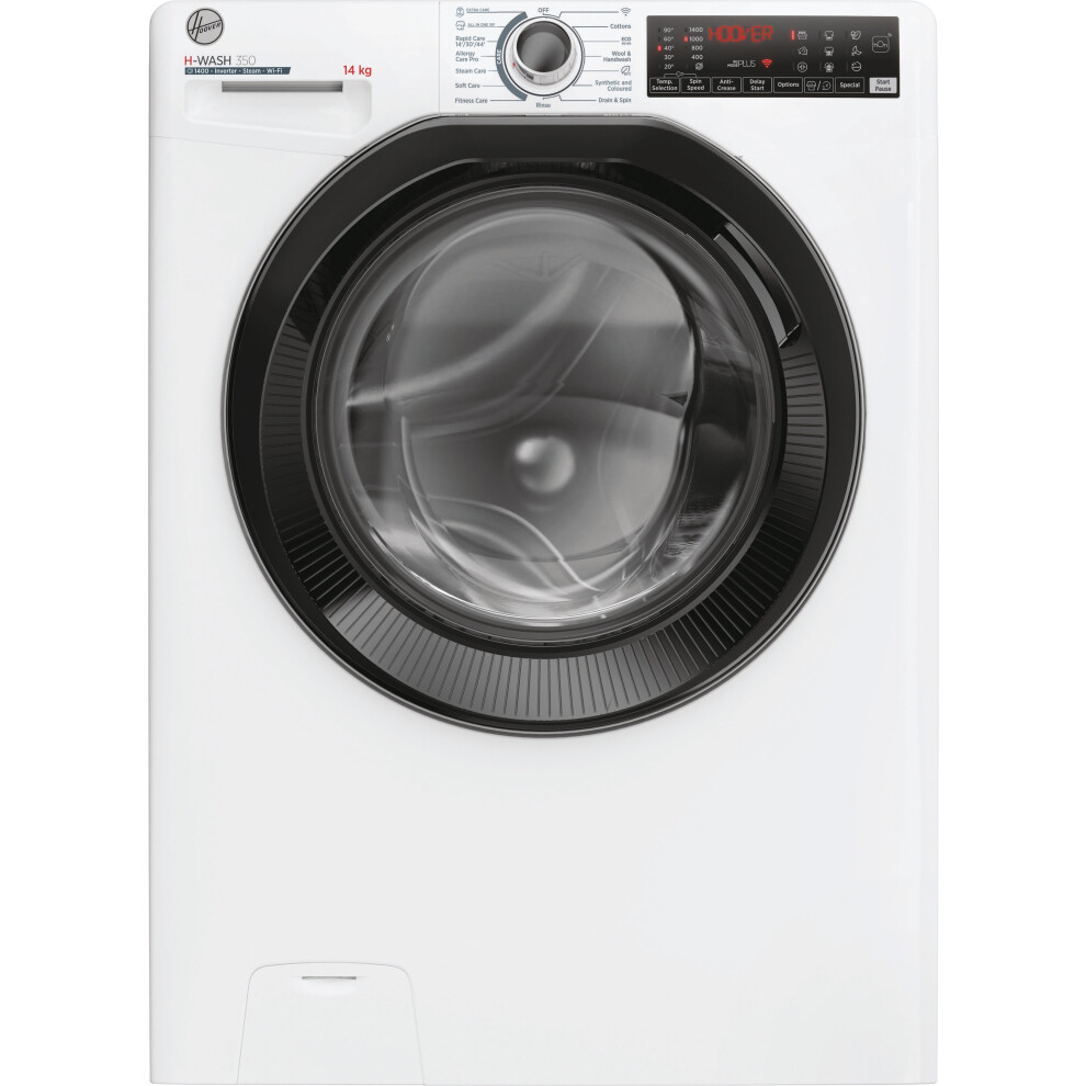 Hoover H-WASH 350 H3WPS4146TAMB-80 14kg Washing Machine with 1400 rpm - White - A Rated