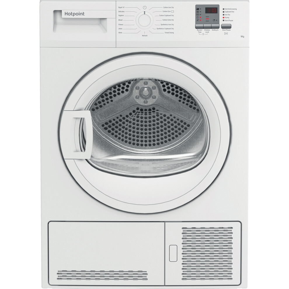 Hotpoint Condenser Tumble Dryer - B Rated White 9Kg