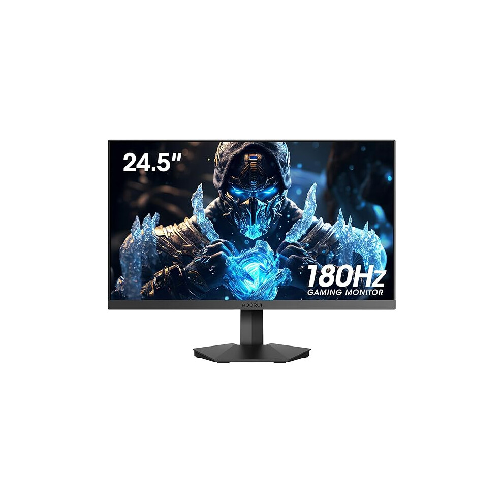 24.5 Inch FHD Gaming Monitor, Computer Monitors Full HD (1920 x 1080), VA, 1ms, Adpitive Sync, 2x HDMI (144Hz) & DisplayPort (180Hz)