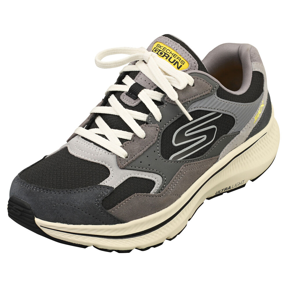 (11) Skechers Go Run Consistent 2.0 Mens Running Trainers in Charcoal Black