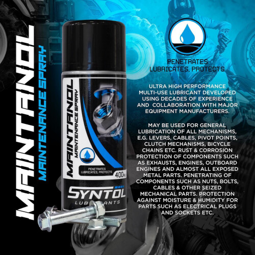 Maintenance Spray Lubricant Rust Inhibitor Multi-Use Maintenance Fluid 4x400 mL 2