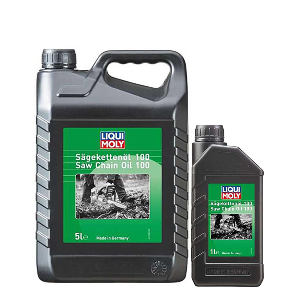 LIQUI MOLY Chainsaw Oil Petrol & Electric Pole Saws Hedge Trimmers ISO100 6L