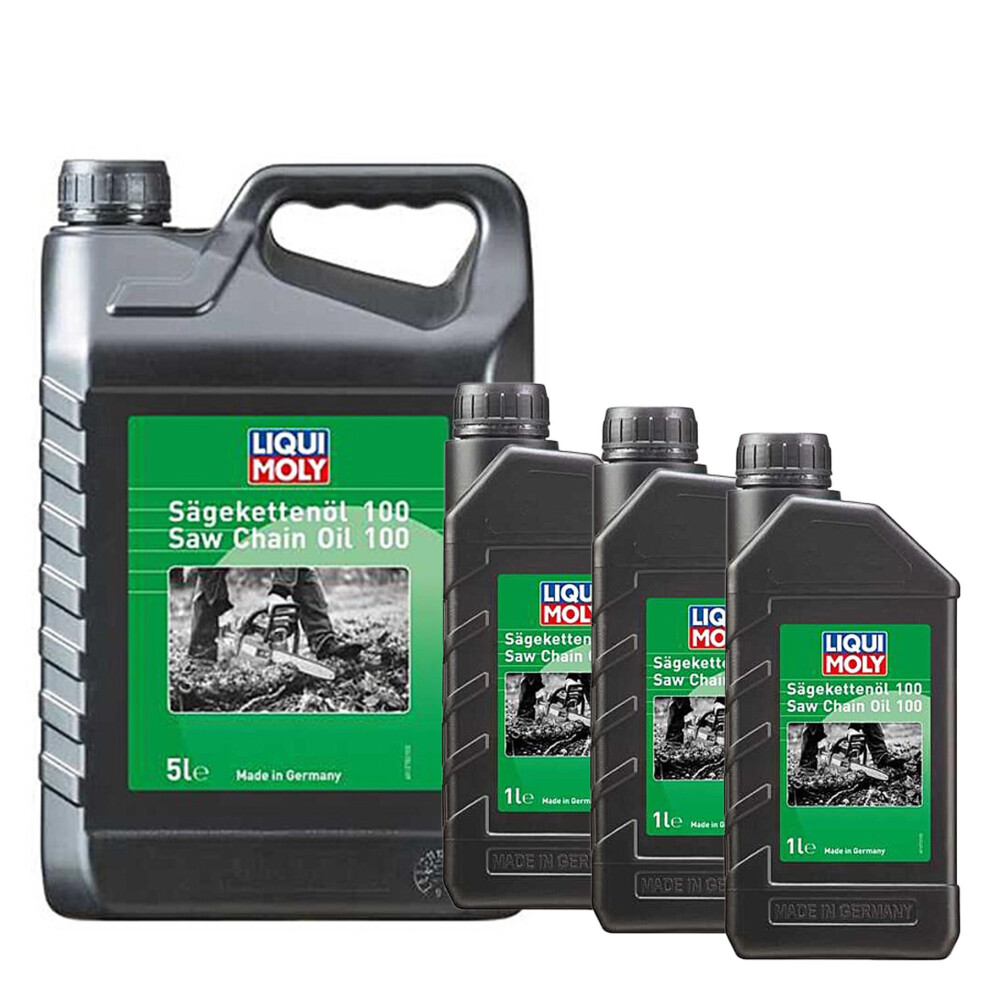 LIQUI MOLY Chainsaw Oil Petrol & Electric Pole Saws Hedge Trimmers ISO100 8L