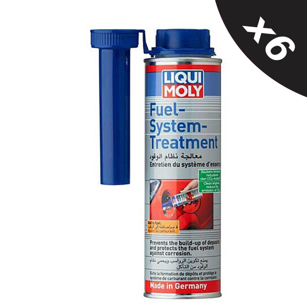 Liqui Moly Petrol Fuel System Treatment Cleaner Protector Additive 6x300ml