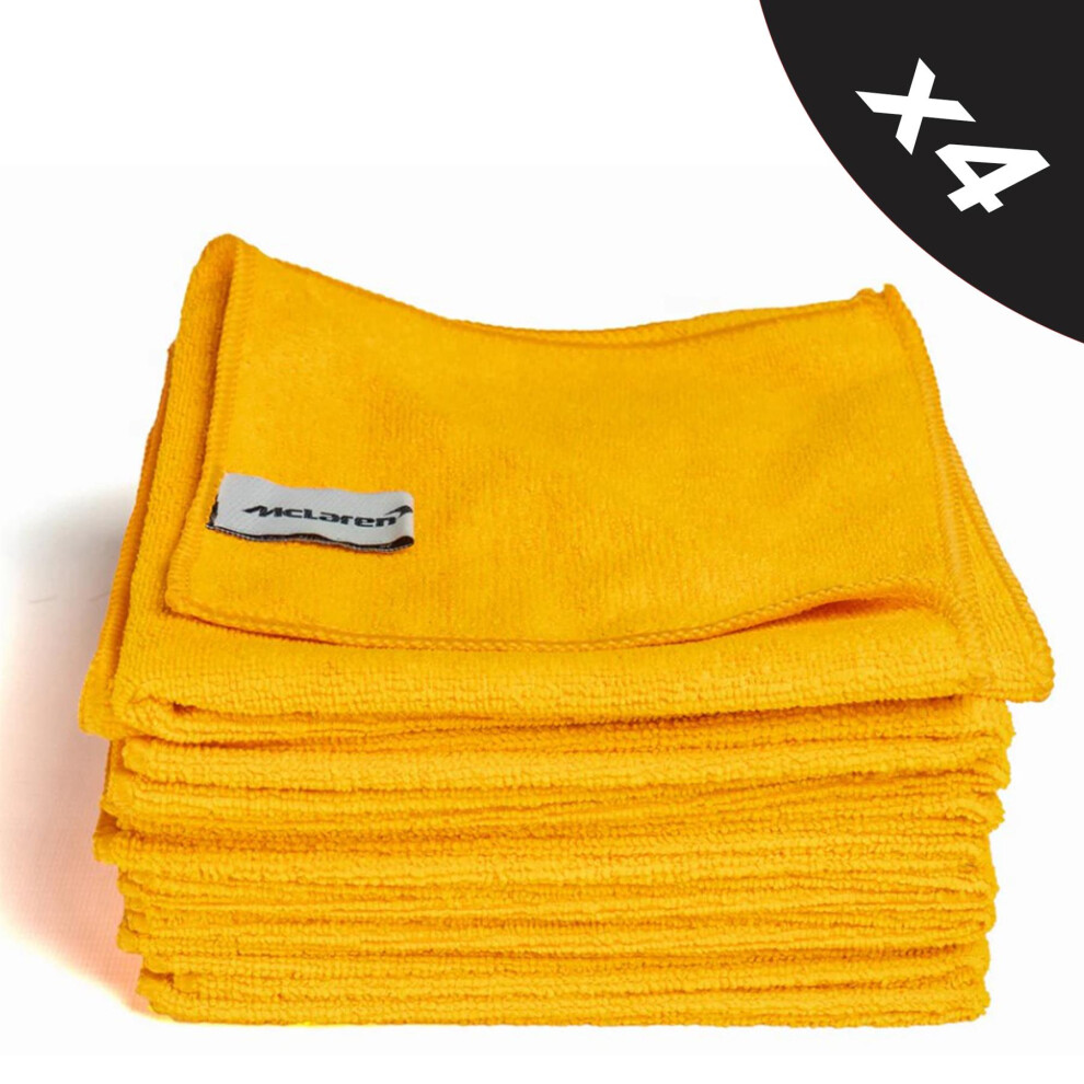 McLaren Standard Micro Fiber Cloth Cleaning Cloth Duster Car Polish Towel x4-image-OPC-PFJN72Q-NEW