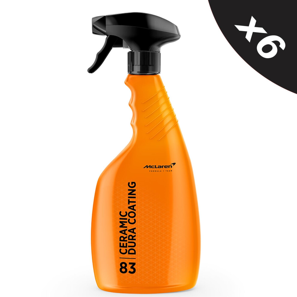 Mclaren Ceramic Dura Coating Spray Ceramic Protection High Gloss Finish 6X500ml 5056820515366