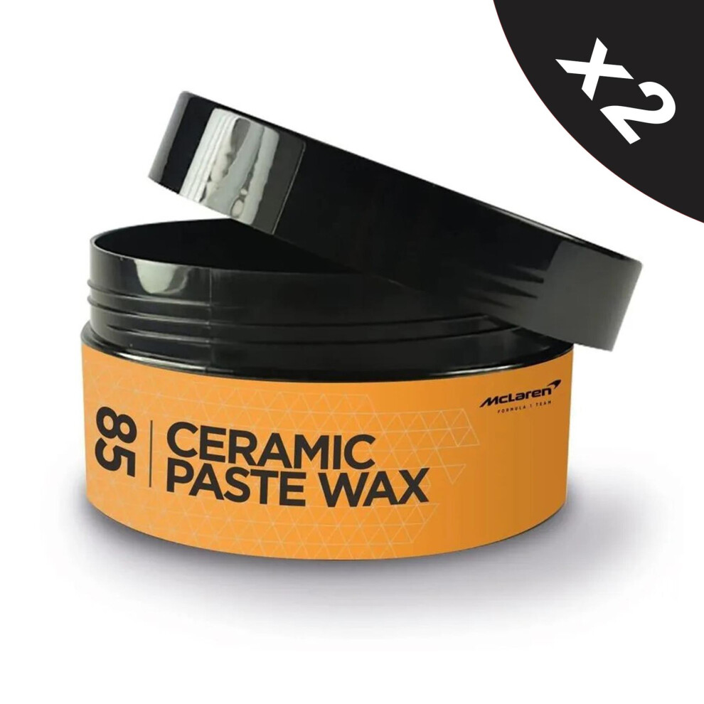 Mclaren Ceramic Paste Wax Hydrophobic Ceramic Protective Coating 2X200ml 5056820515441