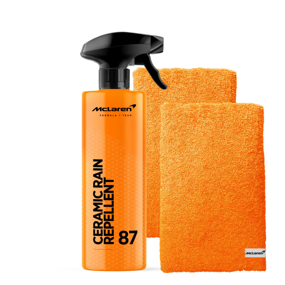 Mclaren Ceramic Rain Repellent 500Ml +2X Luxury Micro Fiber Towels 5056820515571