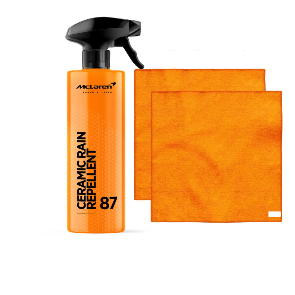 Mclaren Ceramic Rain Repellent (500Ml) + 2 Standard Micro Fiber Cloths 5056820515564