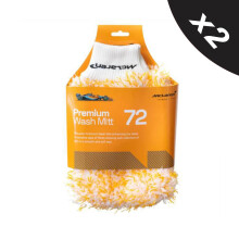2x McLaren Premium Car Wash Mitt Thick Ultra Soft Glove Scrub Cleaning Sponge