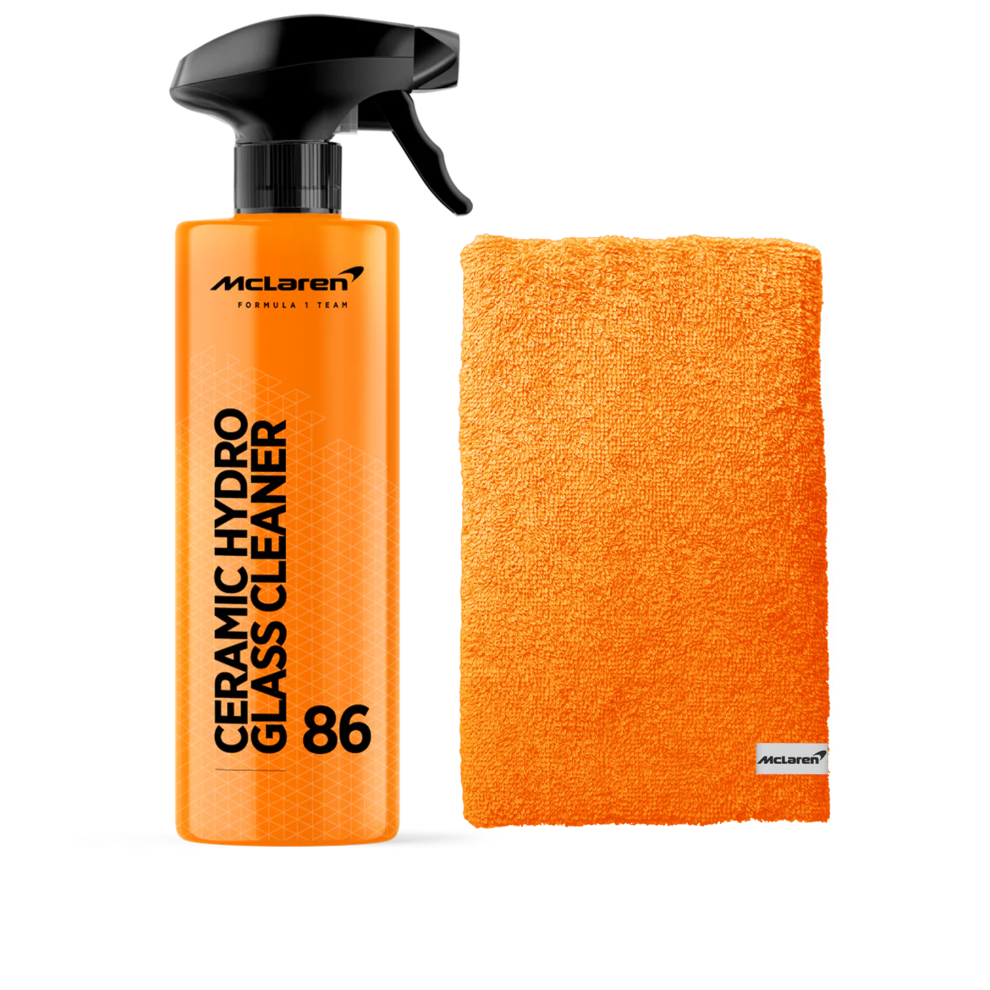 Mclaren Ceramic Hydro Glass Cleaner 500Ml + Luxury Micro Fiber Towel 5056820520339