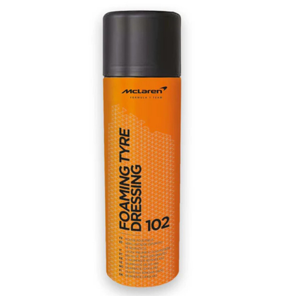 Mclaren Tyre Foam Car Tyre Dressing Shine Wet Gloss Tyre Spray 500 Ml 5055290738381