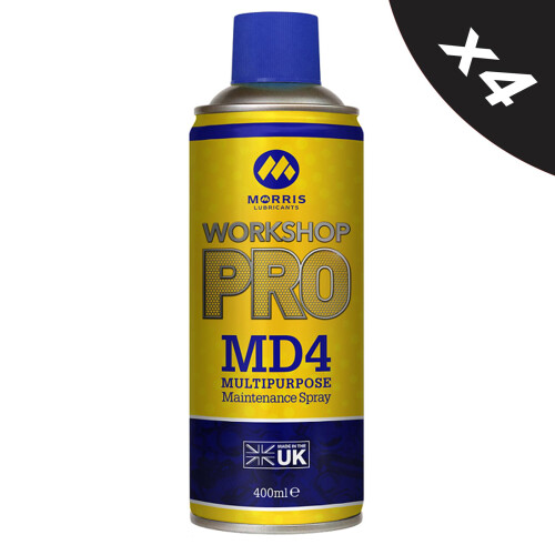 MORRIS High Performance Professional Multipurpose Maintenance Spray MD4 4x400ml
