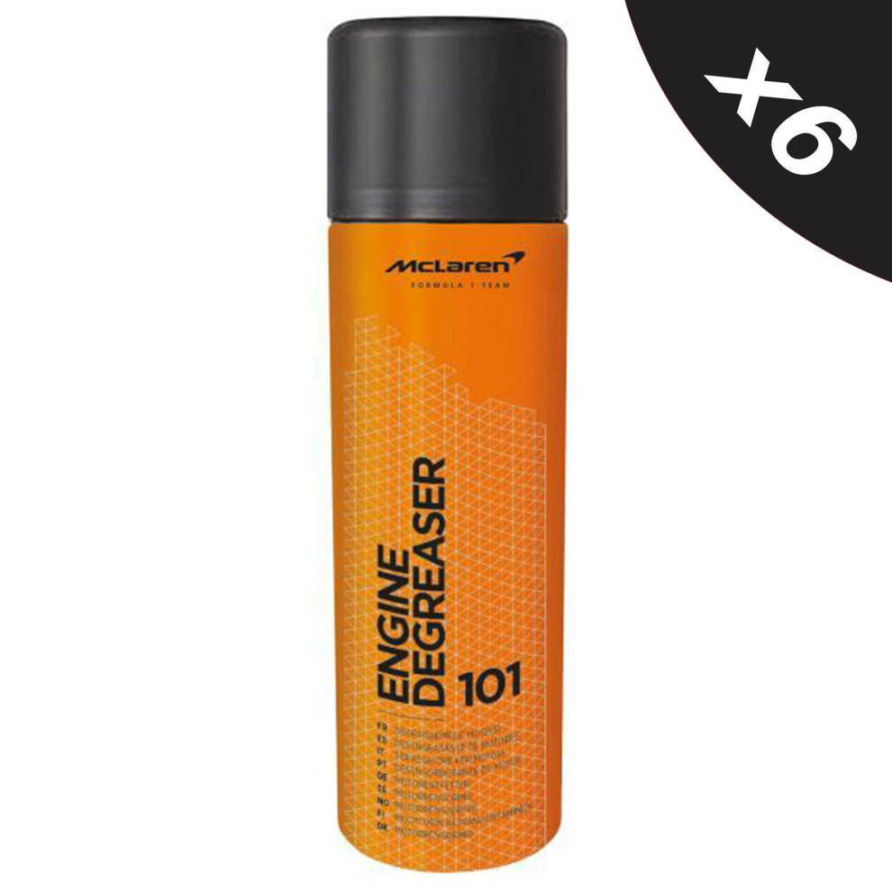 Mclaren Engine Bay Degreaser Heavy Duty Cleaner Removes Oil Grease Spray 6X500ml 5056820515946