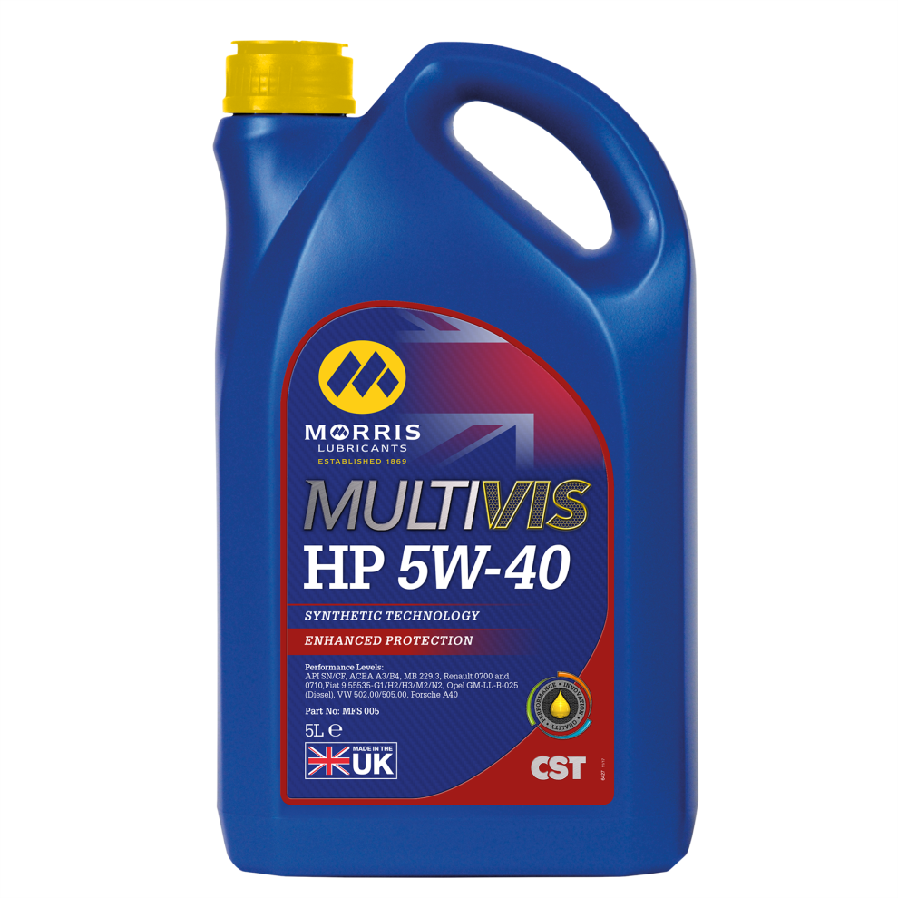 MORRIS CST 5L 5w40 Fully Synthetic Engine Oil ACEA A3 / B4 PSA B71 2300 5L