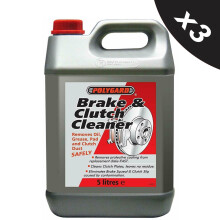 Brake & Clutch Cleaner Removes Oil Grease Dust Pats Degreaser Polygard 3x5L