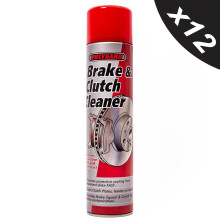 Brake & Clutch Cleaner Spray Aerosol Removes Oil Grease Pats Degreaser 12x600ml