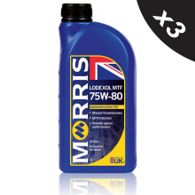 MORRIS MTF 75W-80 Manual Transmission Fluid Miniral Gear Oil API GL4 3x1L