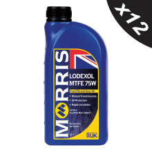 MORRIS MTFE 75W Fully Synthetic Gear Oil API GL4 Monograde Fluid 12x1L