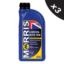 MORRIS MTFE 75W Fully Synthetic Gear Oil API GL4 Monograde Fluid 3x1L