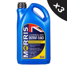Morris 80W-140 Fully Synthetic Limited Slip Gear Oil Lodexol XFS API GL-5+ 3x5L