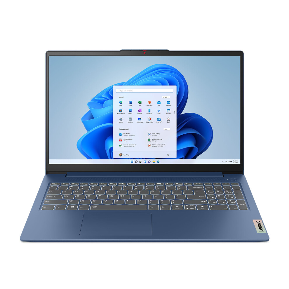 Lenovo Ideapad Slim 3 15Ian8 15.6" Laptop Intel N100 4Gb 128Gb Blue