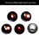USB Rechargeable Mini LED Headlamp Wave Induction Headlight Band For Outdoors Camping(Red) 5