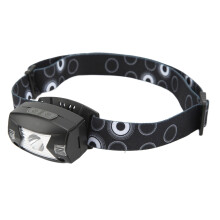 LED Headlamp Sensing Ultra Bright IPX6 Waterproof Adjustable Angle Rechargeable Outdoor Head Light for Fishing Running(Black)