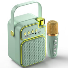 Karaoke stroj pre deti Prenosný Bluetooth karaoke reproduktor s 1 bezdrôtovým mikrofónom Mini karaoke stroj so stojanom Pa