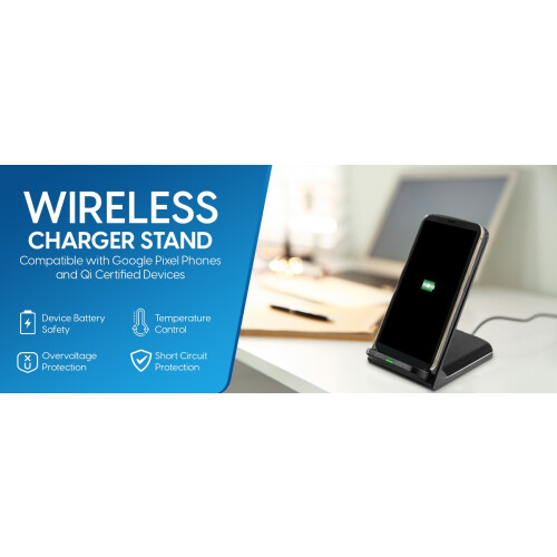 Chargeur sans fil rapide Qi Ultra Note pour Samsung Blanc 1