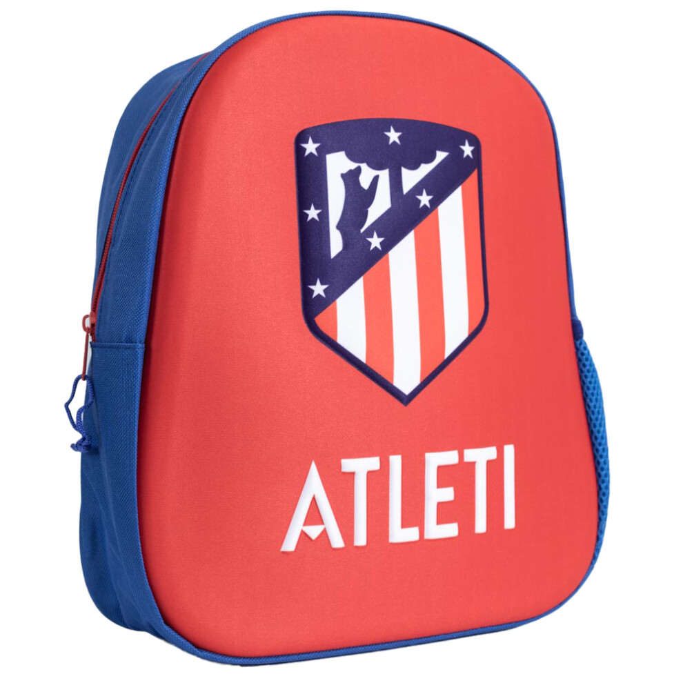 Atletico Madrid FC Childrens/Kids Crest Backpack