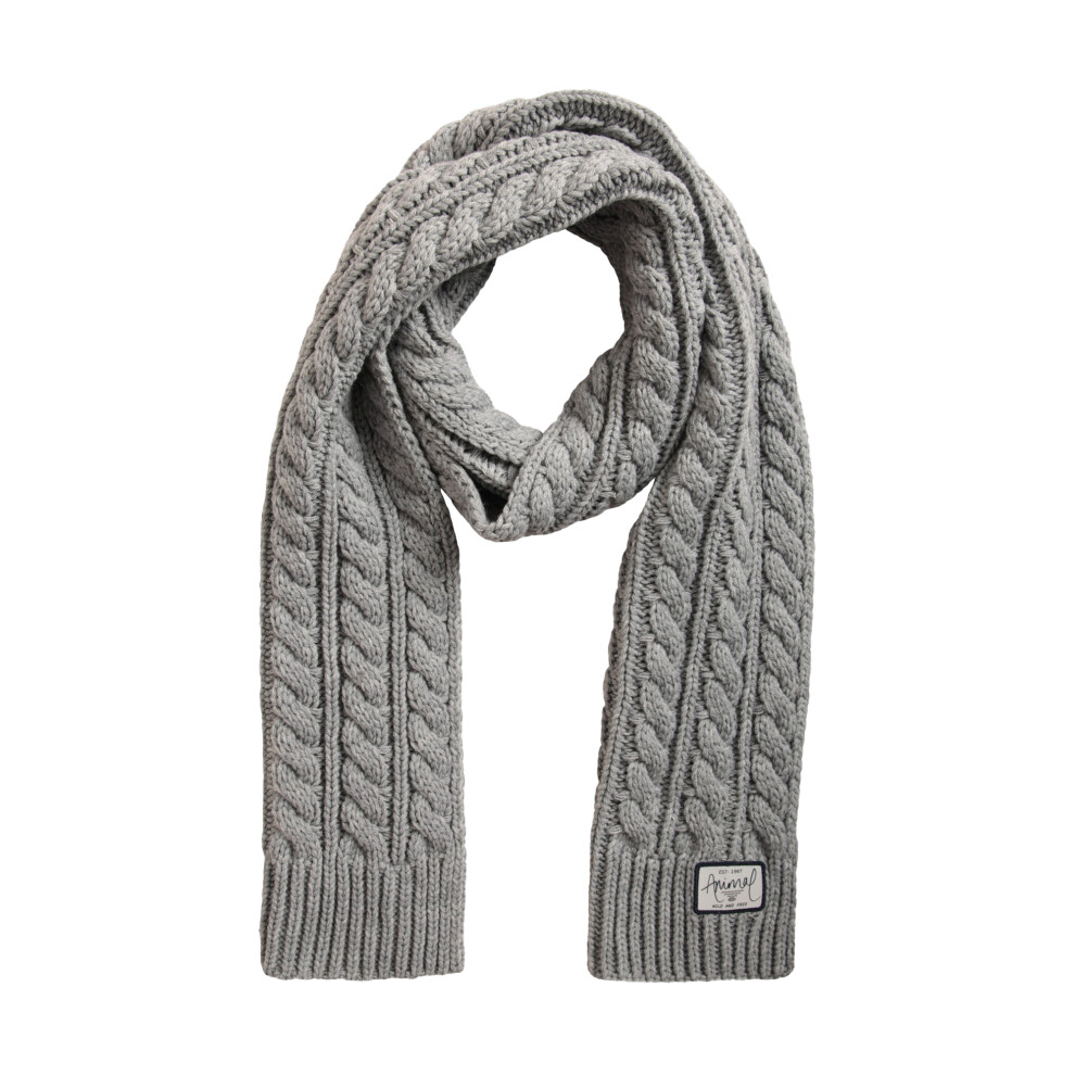 (One Size, Grey) Animal Womens/Ladies Becky Knitted Scarf