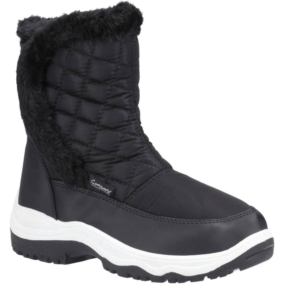 (4 UK, Black) Cotswold Womens/Ladies Butterrow Snow Boots