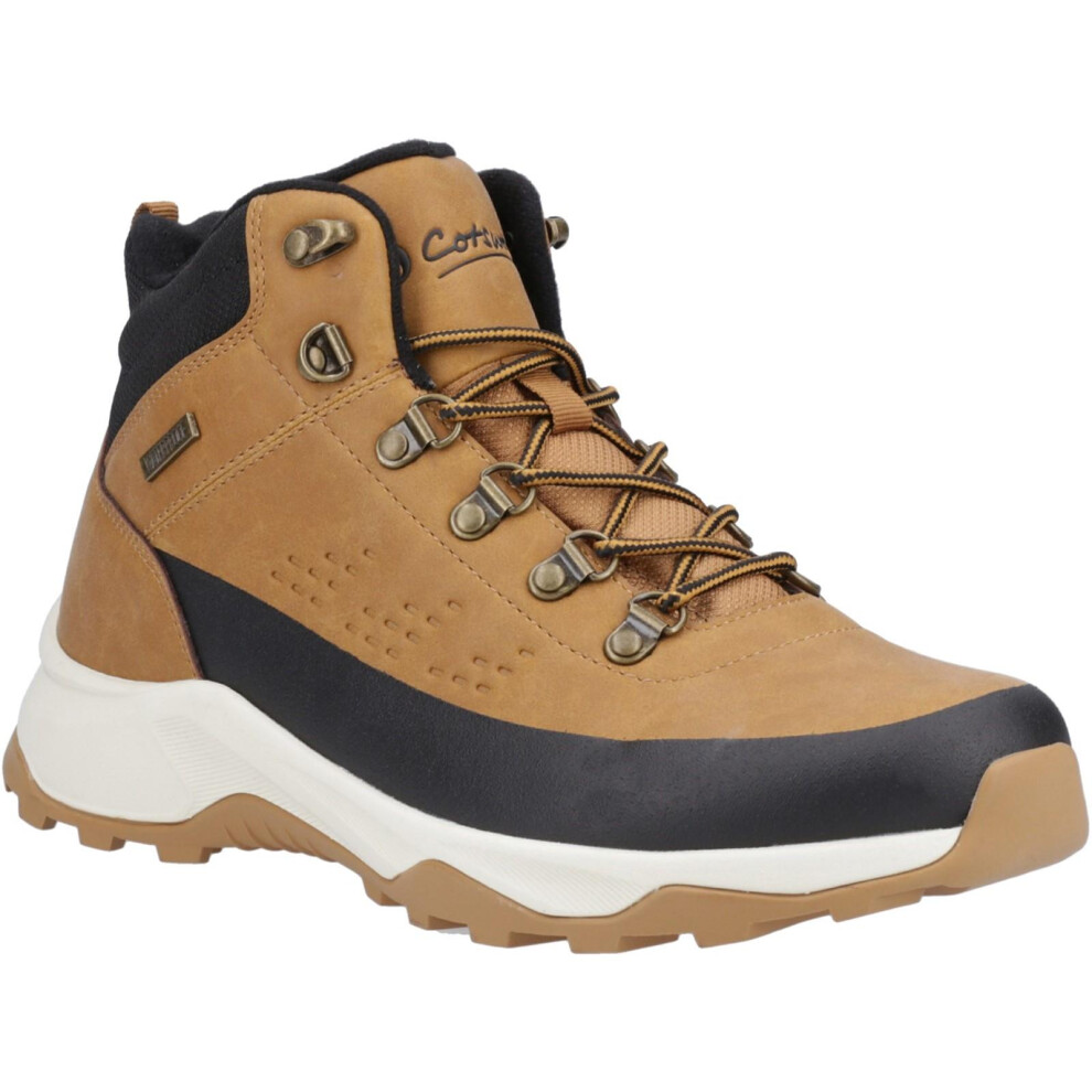 (12 UK, Tan) Cotswold Mens Ryeford Suede Hiking Boots