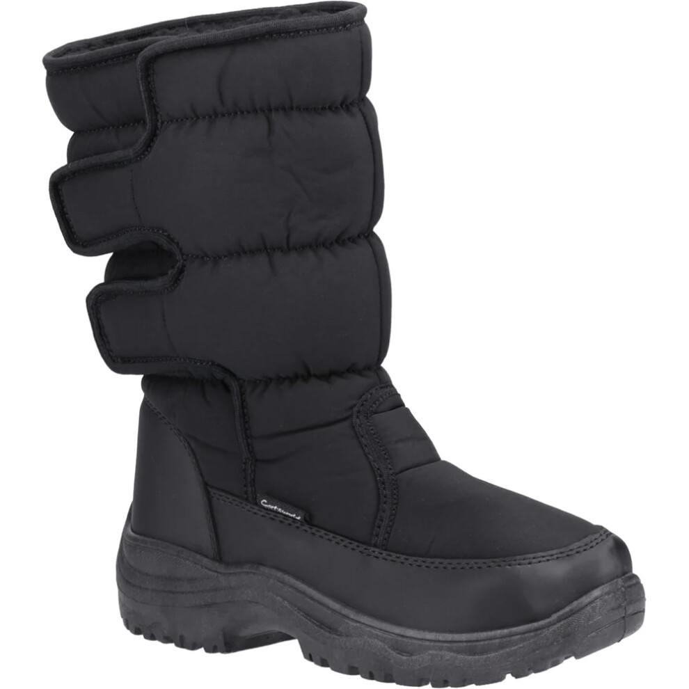 (4 UK, Black) Cotswold Womens/Ladies Welland Snow Boots