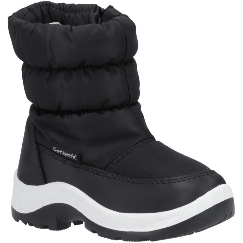 (8.5 UK Child, Black) Cotswold Childrens/Kids Tirely Wellington Boots