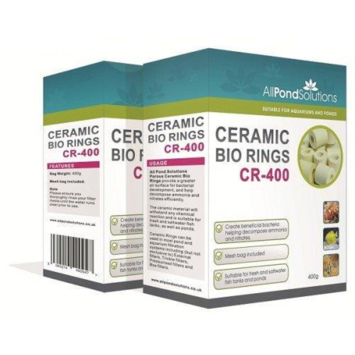 AllPondSolutions Ceramic Rings Filter Media 400g