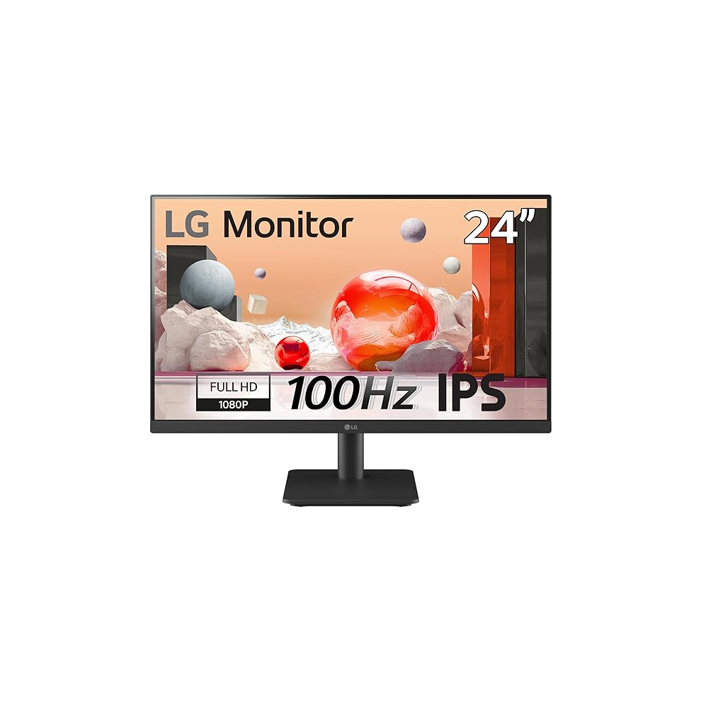 Lg Electronics Monitor 24Ms500 24 Inch 1080P, 100Hz, 5Ms, Ips Display
