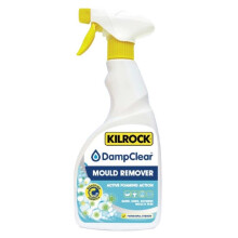 Kilrock Damp Clear Active Mould Remover Foaming Spray 500ml - Professional Strength, Interior & Exterior