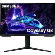 Samsung Odyssey G3 LS24DG300EUXXU 24" 180Hz 1ms FullHD Gaming Monitor - 1920x1080, HDR10, HDMI, Displayport, Freesync, Height Adjust