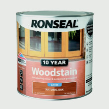 Ronseal - 10 Year Woodstain Satin - 2.5L / Natural Oak